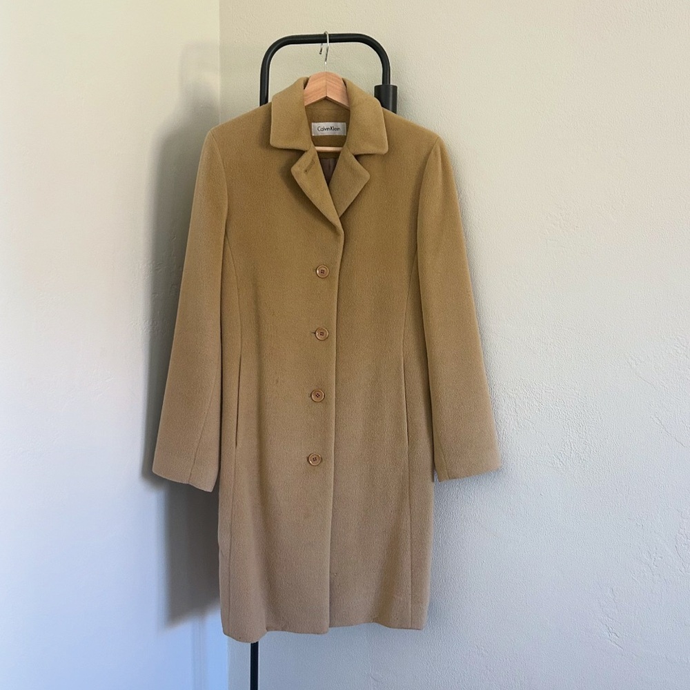 Calvin Klein Angora coat